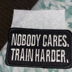 Source Unknown Black and White Motivational Patch